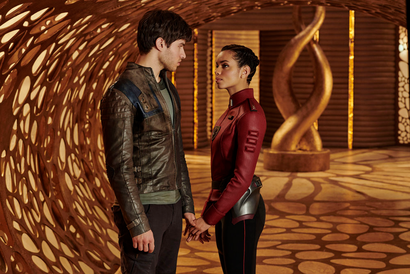 Cameron Cuffe and Georgina Campbell